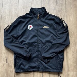 Nike Giannis Antetokounmpo Coming to America Black and Gold Windbreaker Men’s L